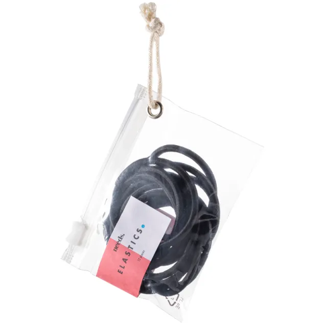 Needs Hair Elastics Black (12 stk)