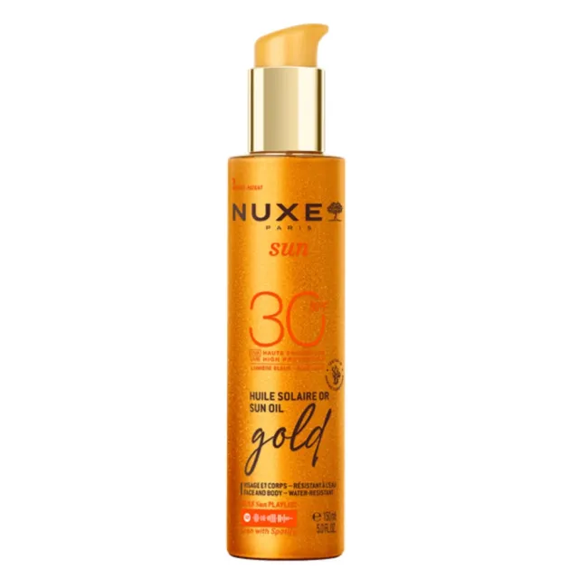 NUXE Sun Tanning Oil Gold SPF30, 150ml.