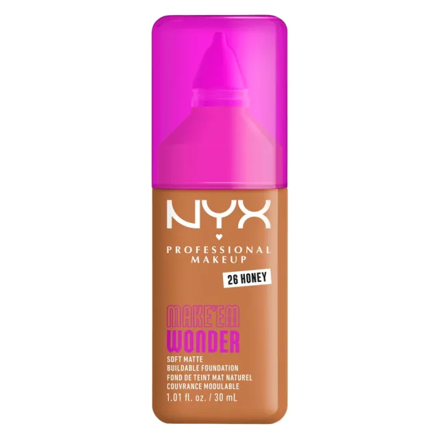 NYX Professional Makeup Make Em Wonder Foundation 26 Honey 25ml