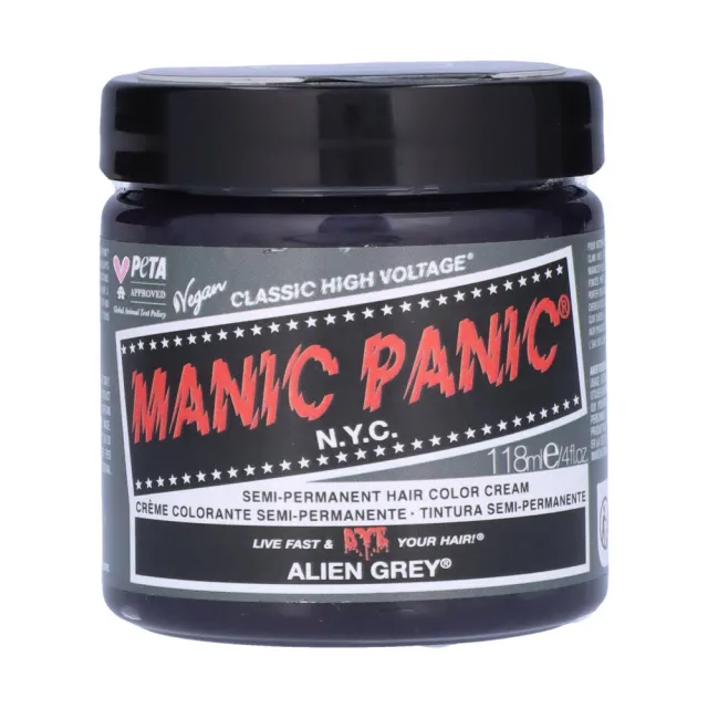 Manic Panic Semi-Permanent Color Cream Alien Grey 118 ml