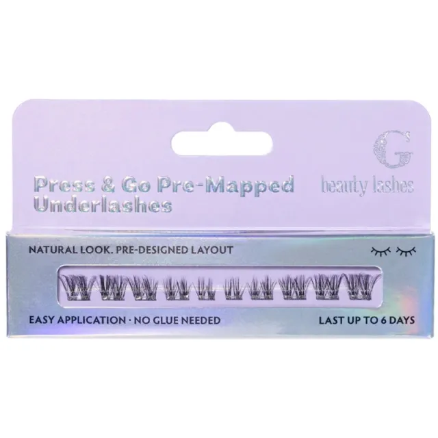 G Beauty Lashes Press & Go Pre-mapped Underlashes - Spark