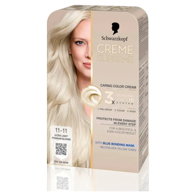Schwarzkopf Creme Supreme 11-11 Ultra Light Titanium Blonde 60 ml