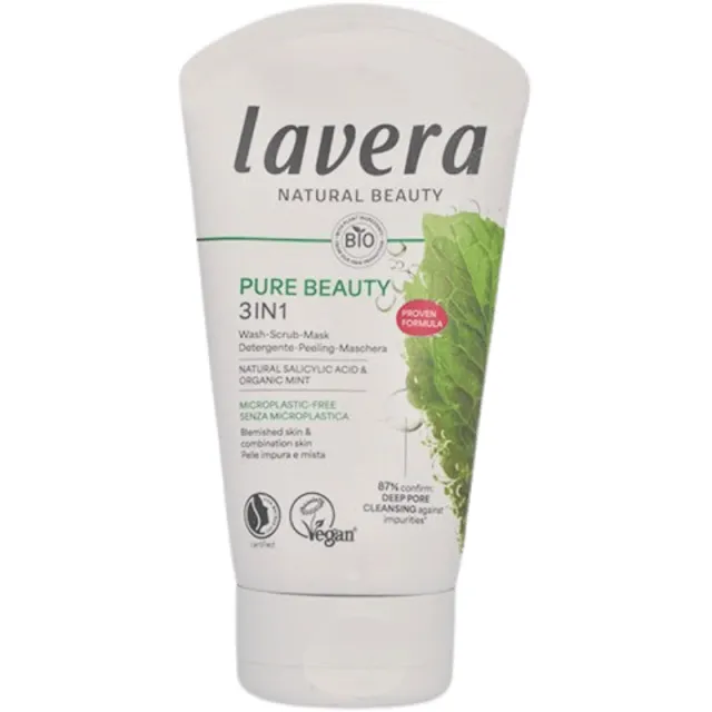 Lavera Pure Beauty 3-in-1 Wash-Scrub-Mask (125 ml)