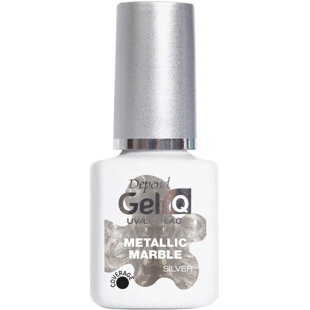 Depend Cosmetic Gel iQ Effects Metallic Marble 5 ml - Silver