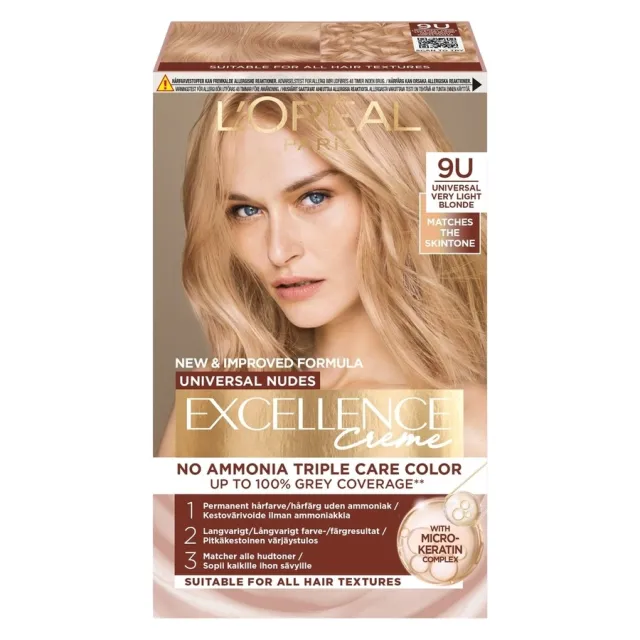 L'Oréal Paris Excellence Universal Nudes Permanent Color 9U Unive