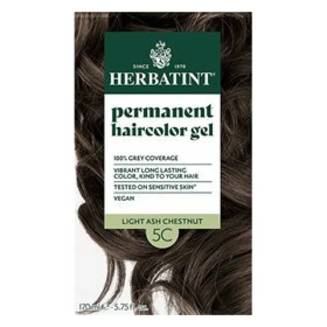 Herbatint 5C hårfarve Light Ash Chestnut, 170ml.
