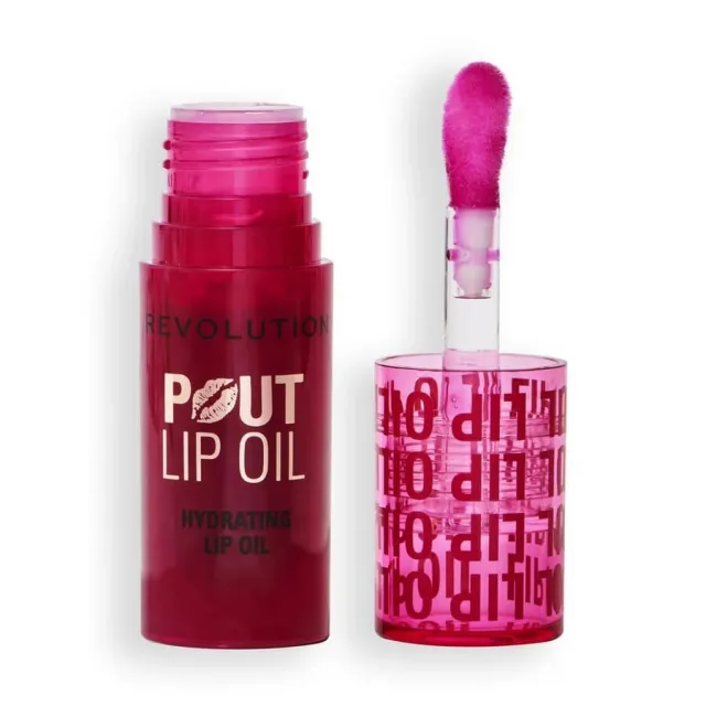Revolution Beauty Pout Lip Oil Cherry Red 3ml