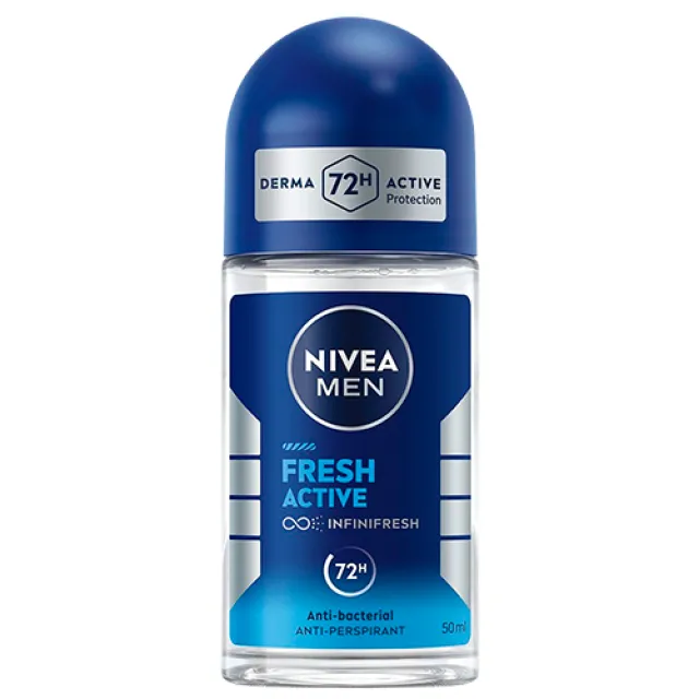 Nivea For Men Fresh Active Male Roll On (50 ml)
