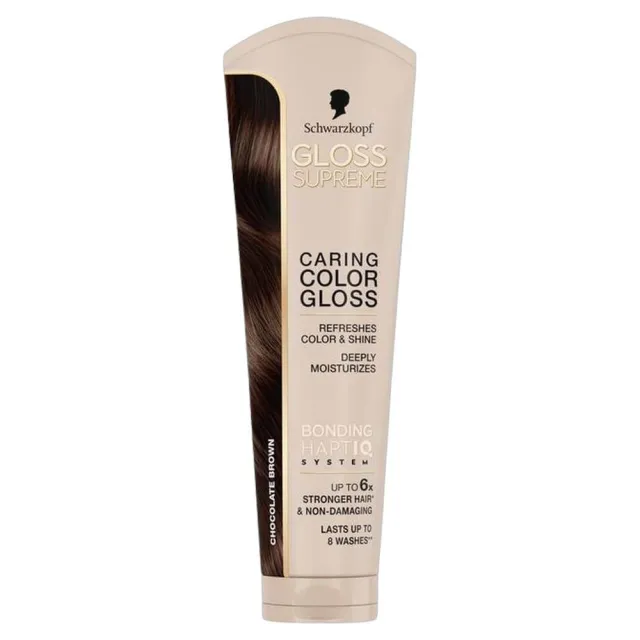 Schwarzkopf Gloss Supreme Caring Color Gloss – Chocolate Brown 145 ml