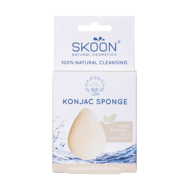 Skoon Konjac Sponge Pure (1 stk)