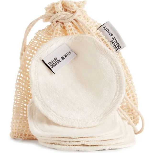 Evolve Organic Beauty Evolve Bamboo Reusable Makeup Remover Pads