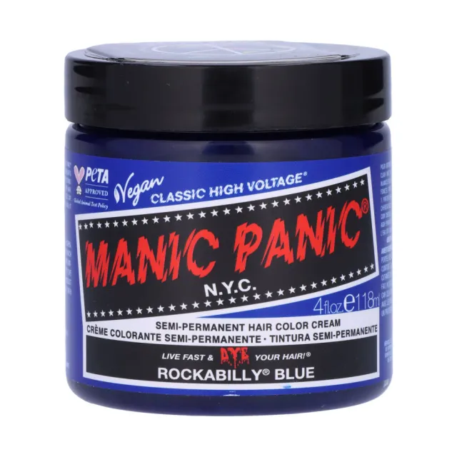 Manic Panic Semi-Permanent Color Cream Rockabilly Blue 118 ml