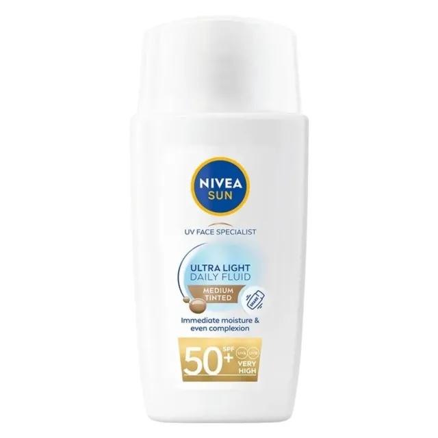 NIVEA Sun UV Fluid Medium Tinted 50+ 40ml