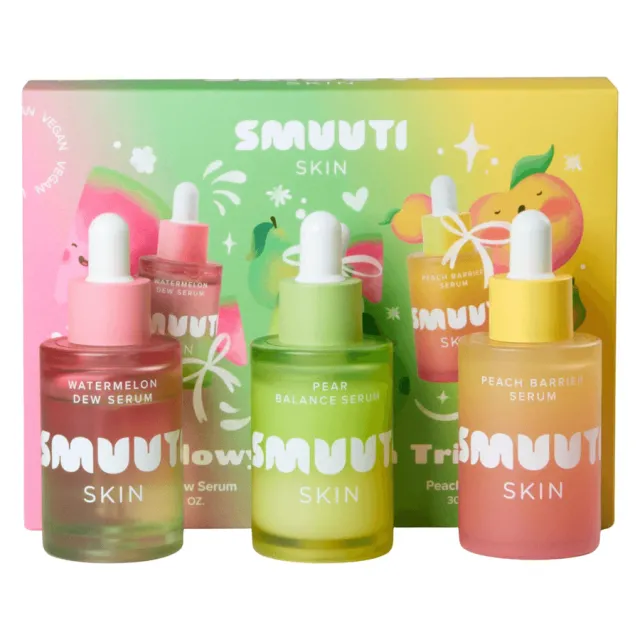 Smuuti Skin Glowy Serum Trio 3pcs