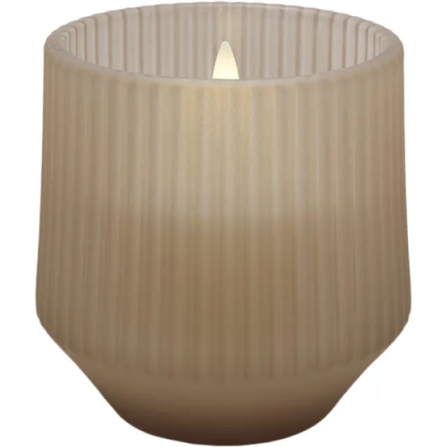 Scented wax Glass Candle, Uplift, Beige, 8,5x9,5 cm *