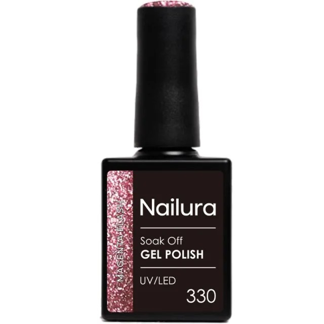Nailura Gel Polish 10 ml - 330 Magenta Flash