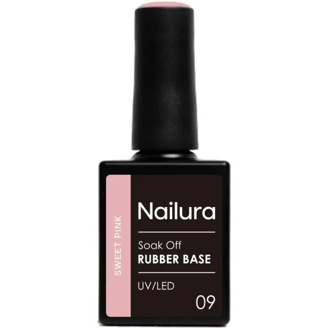 Nailura Rubber Base 10 ml - 09 Sweet Pink