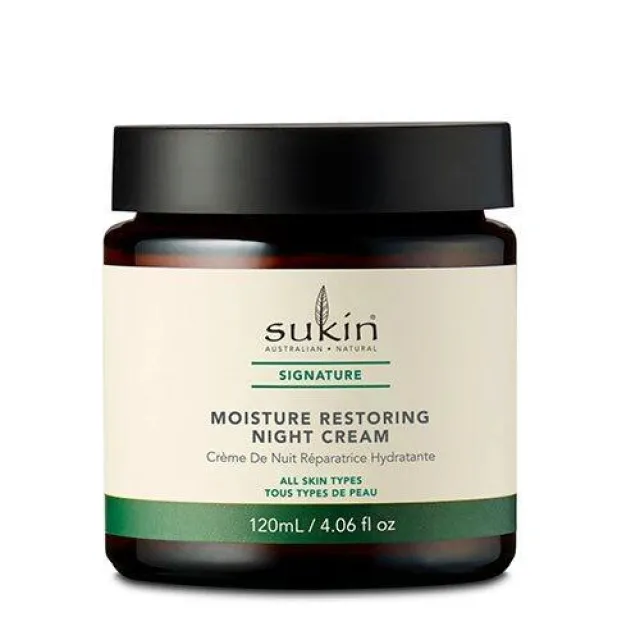 Sukin Night Cream Moisture Restoring Signature, 120ml.