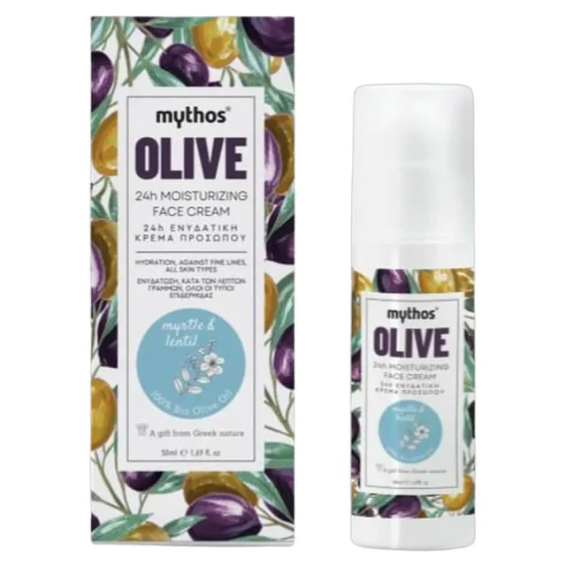 Mythos Olive 24h Moisturizing Face Cream 50 ml