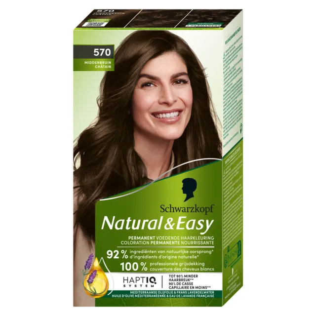 Schwarzkopf Natural & Easy 570 Maron Medium Brown 60 ml