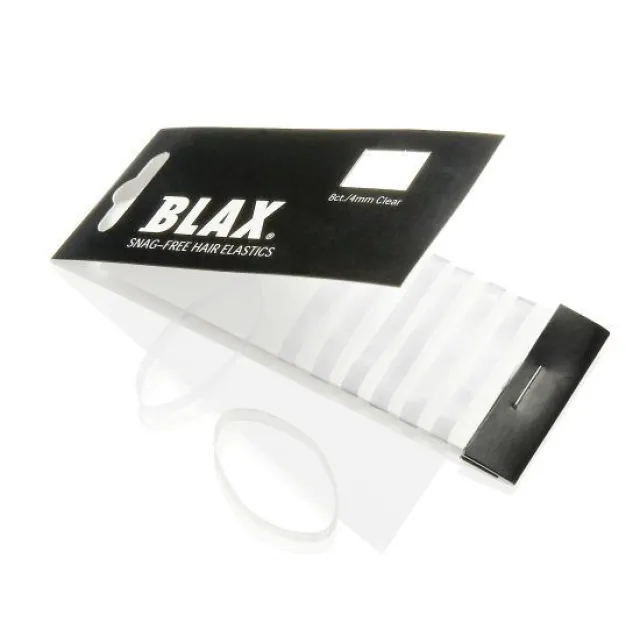 Blax Snag Free Hair Elastics Transparent 8pcs