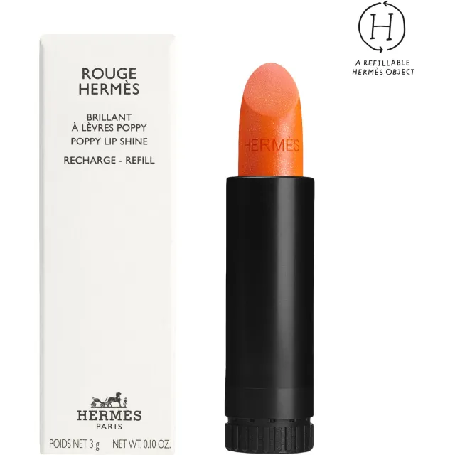 Rouge Hermès, Poppy lip Shine Refill