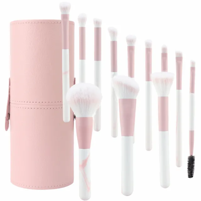 Technique PRO Blooming Makeup Børster M. Cup Case 12 stk (1 sæt)