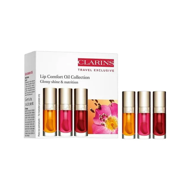 Clarins Lip Comfort Oil Collection Gift Set 21 ml 3 stk.