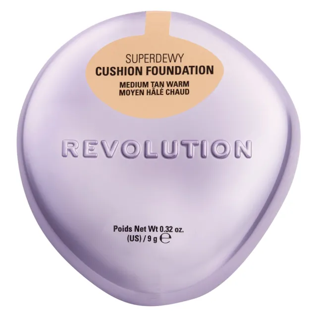 Revolution Beauty Superdewy Cushion Foundation Medium Tan Warm