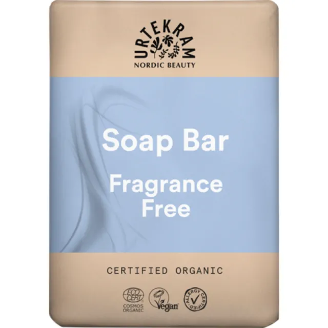 Urtekram Beauty Håndsæbebar Parfumefri (100 g)