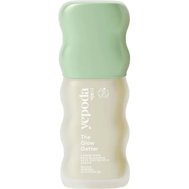 The Glow Getter Highlighter-serum med Polyglutaminsyre, der Booster