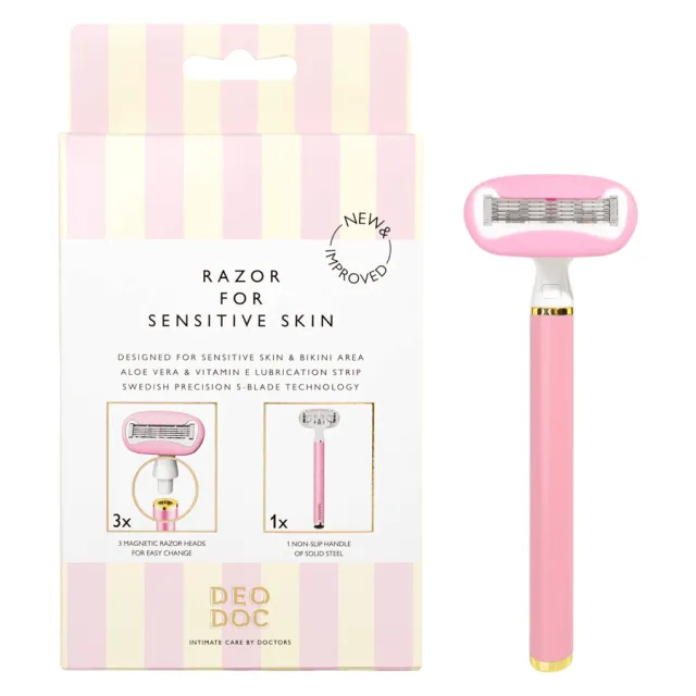 DeoDocs Intimate Shaving Razor Pink