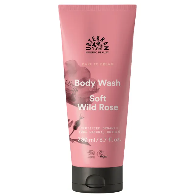 Urtekram Body Wash Soft Wild Rose (200 ml)