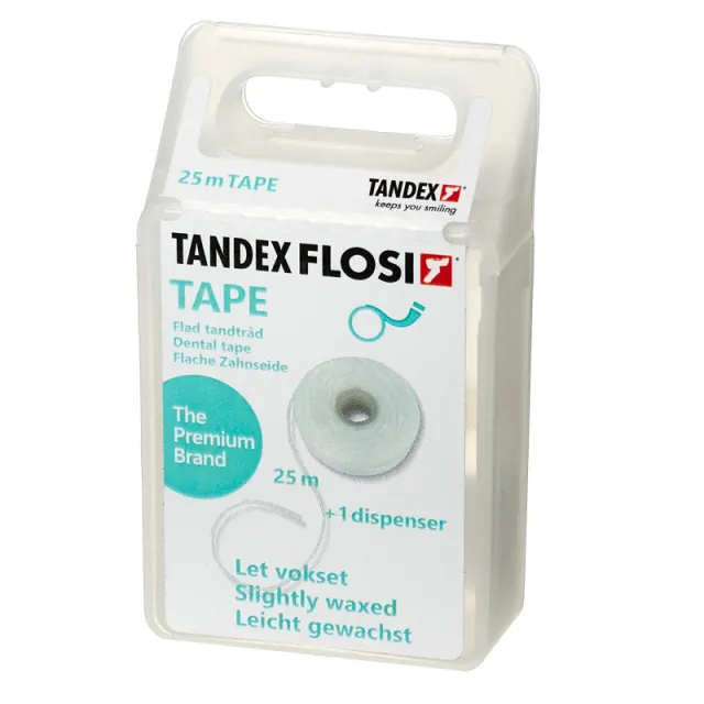 TANDEX Flosi Tape Med Voks (25 m)