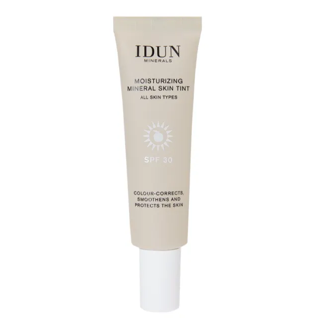 Idun Minerals Moisturizing Mineral Skin Tint, "Norrmalm", Medium, 27ml.