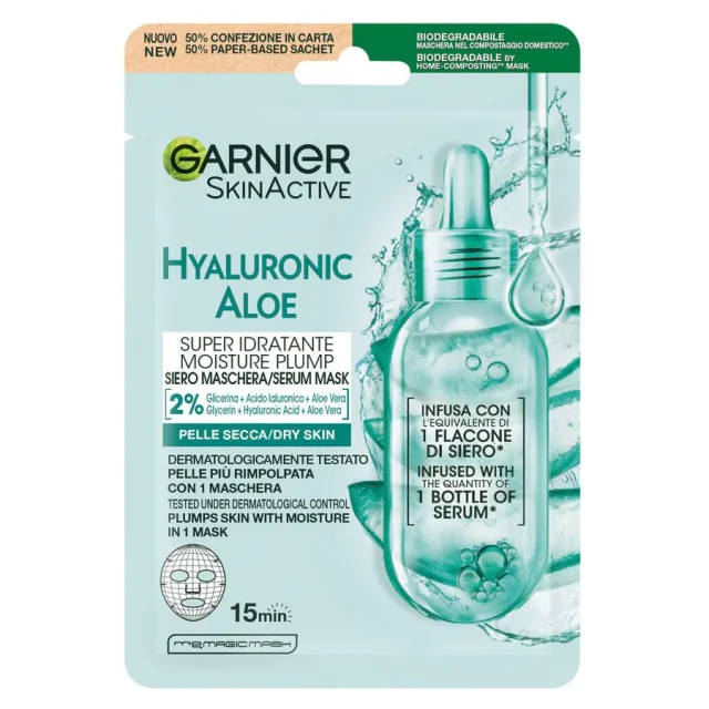 Garnier Moisture Bomb Aloe Sheet Mask 1 stk.