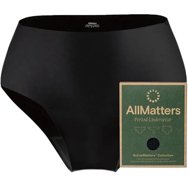 AllMatters Active Højtaljet, Sort, S