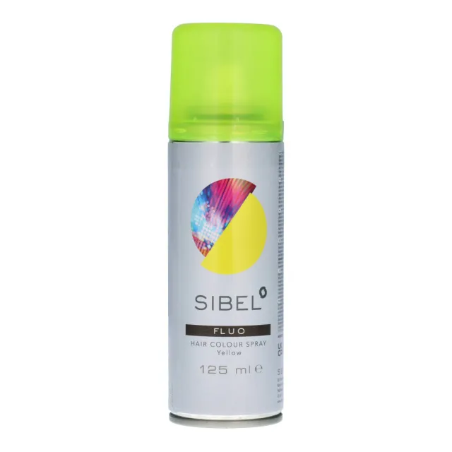 Sibel Fluo Hair Colour Spray Yellow - Art P001155 125 ml