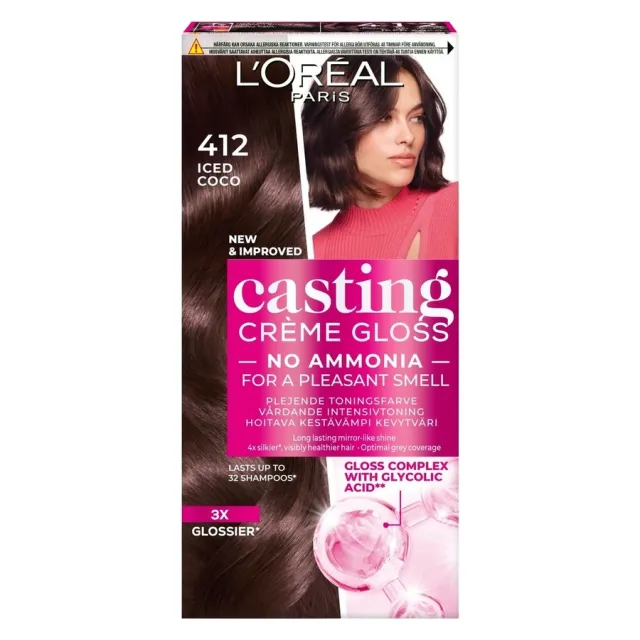 L'Oréal Paris Casting Creme Gloss 412 Dyb askebrun