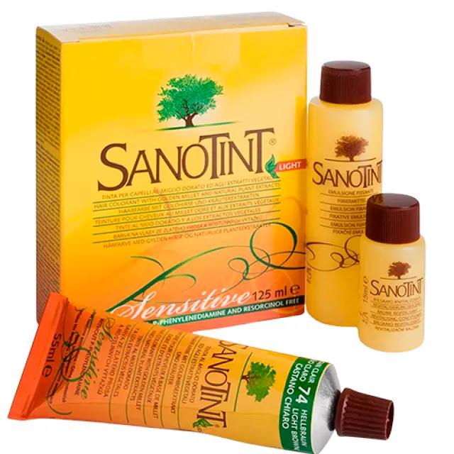 Sanotint 76 hårfarve light Rav blond 1 Stk