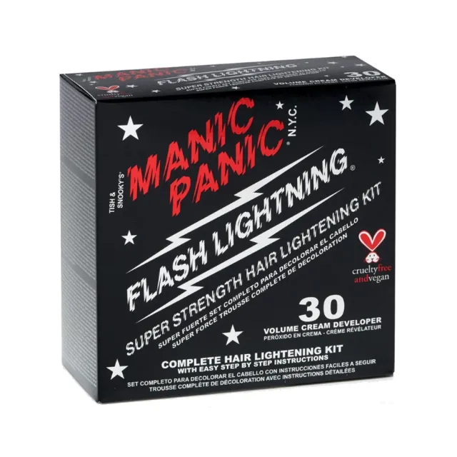 Manic Panic Flash Lightning Bleach Kit 30VOL 9% Cream Developer