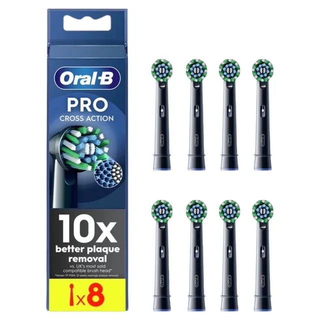 Oral-B CrossAction Replacement Toothbrush Heads   8 stk.