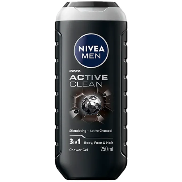 Nivea For Men Active Clean Shower Gel (250 ml)