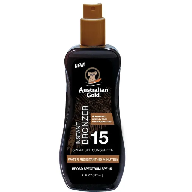 Australian Gold Instant Bronzer Spraygel SPF 15 - 237 ml