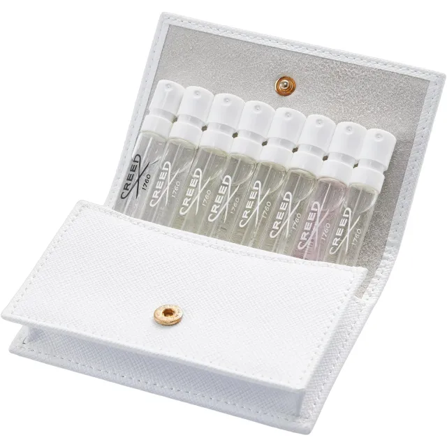 Women's Leather Sample Wallet White EdP 13,6 ml