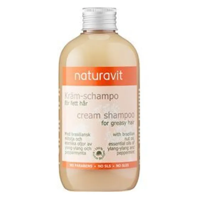 Naturativ, Cream Shampoo For Fedtet Hår, 250ml.