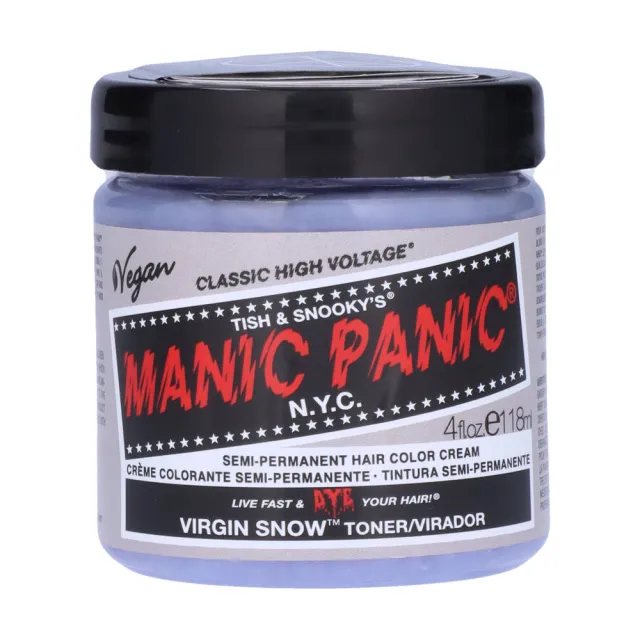 Manic Panic Semi-Permanent Color Cream Virgin Snow Toner/Virador 118 ml
