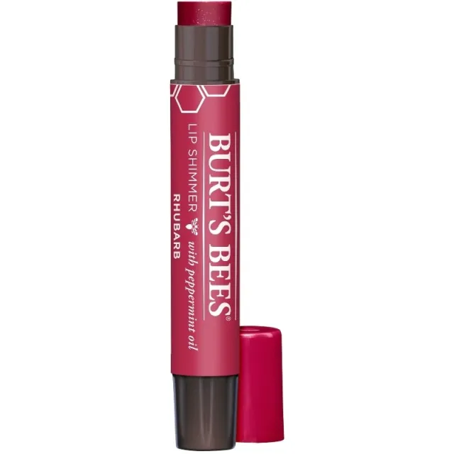 Burt's Bees Lip Shimmer - Rhubarb 2,6 g - Rhuarb