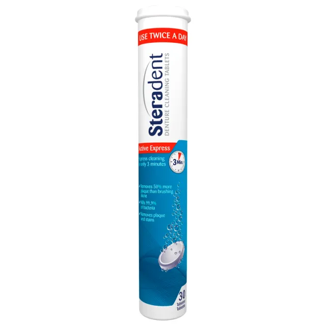 Steradent Express Plus (30 stk)