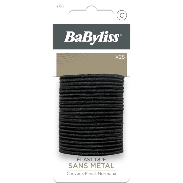 BaByliss Accessories Black Hairtie 28 pieces